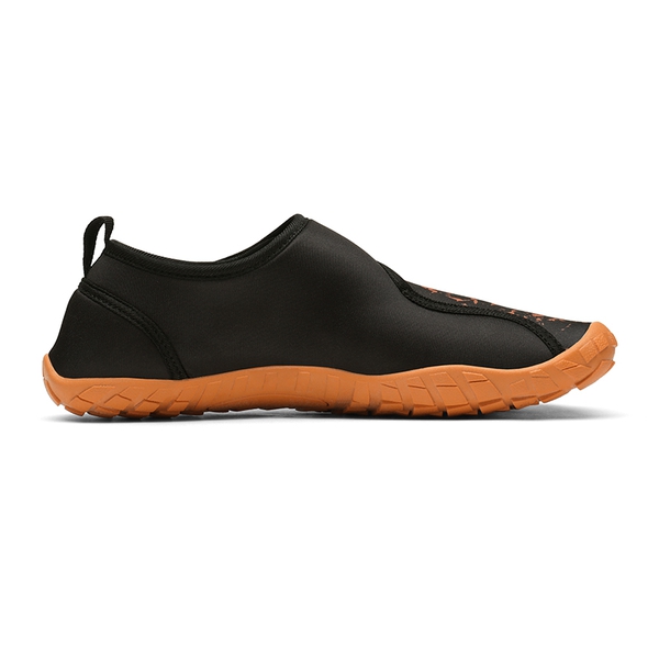 Men's Lightweight Barefoot Water Shoes - BLACK ORANGE - 3